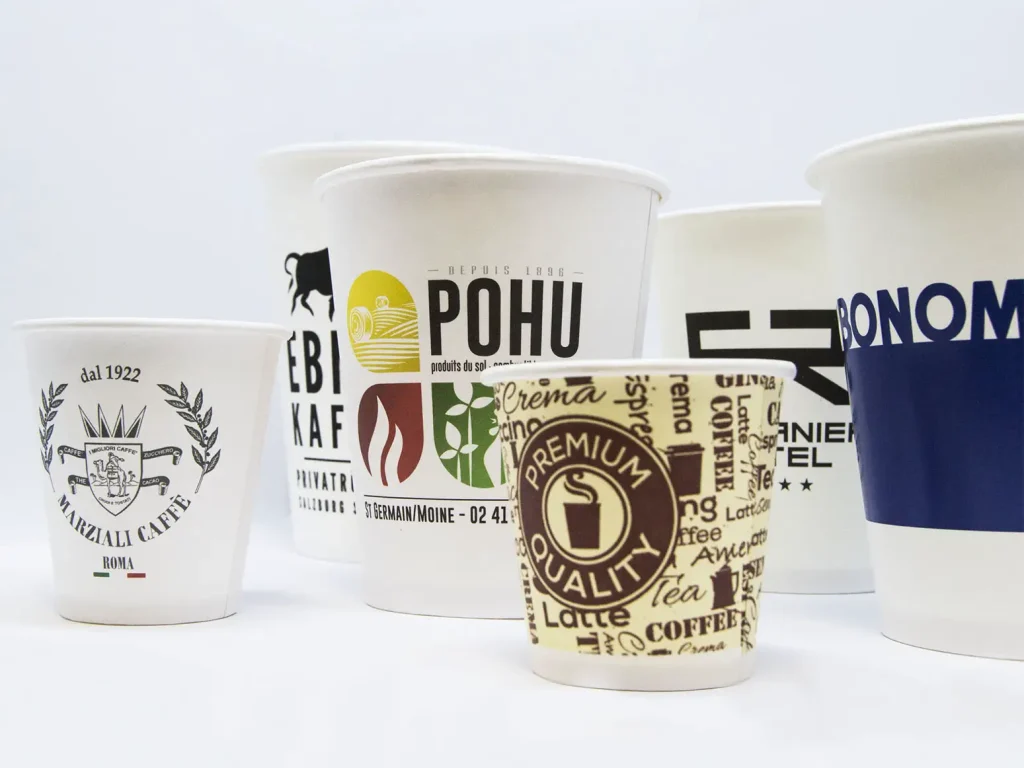 custom paper cup manufactuers for italian coffee brands