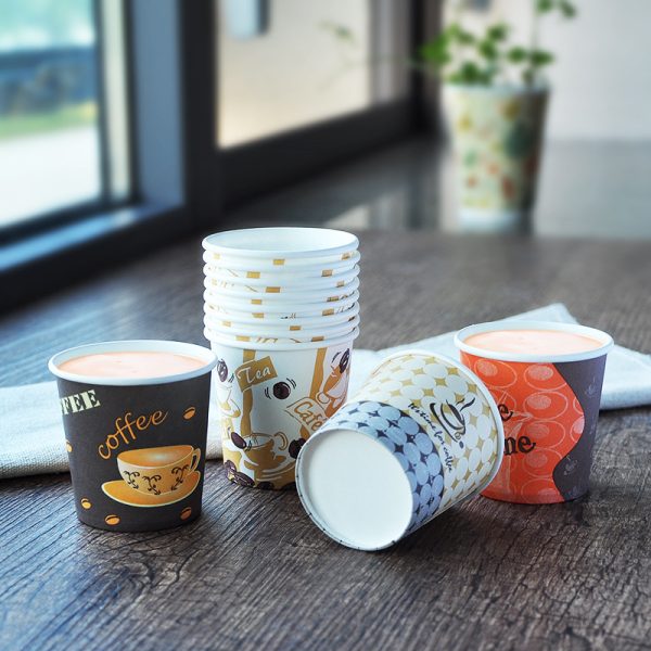 4 oz disposable espresso single wall paper cup