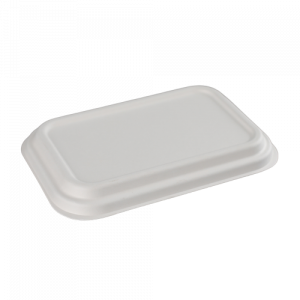 GetBio® Disposable Sugarcane Bagasse Lunch Box Lid