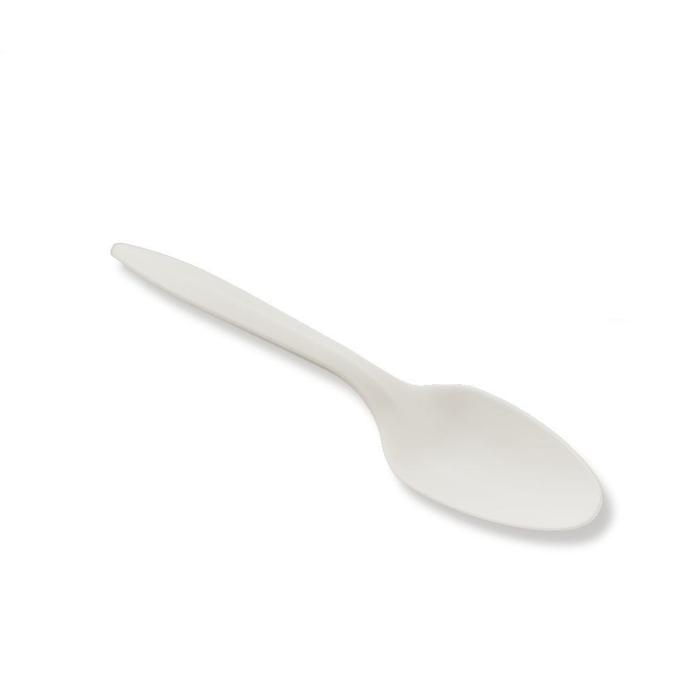 6 inch GetBio® Disposable Corn Starch Spoon - Professional Paper Cup ...