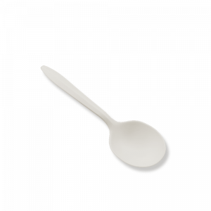 6 inch GetBio® Disposable Corn Starch Soup Spoon