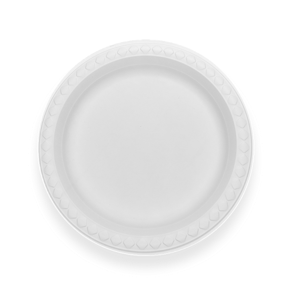 7 inch GetBio® Disposable Corn Starch Round Plate - Paper Cup Supplier ...