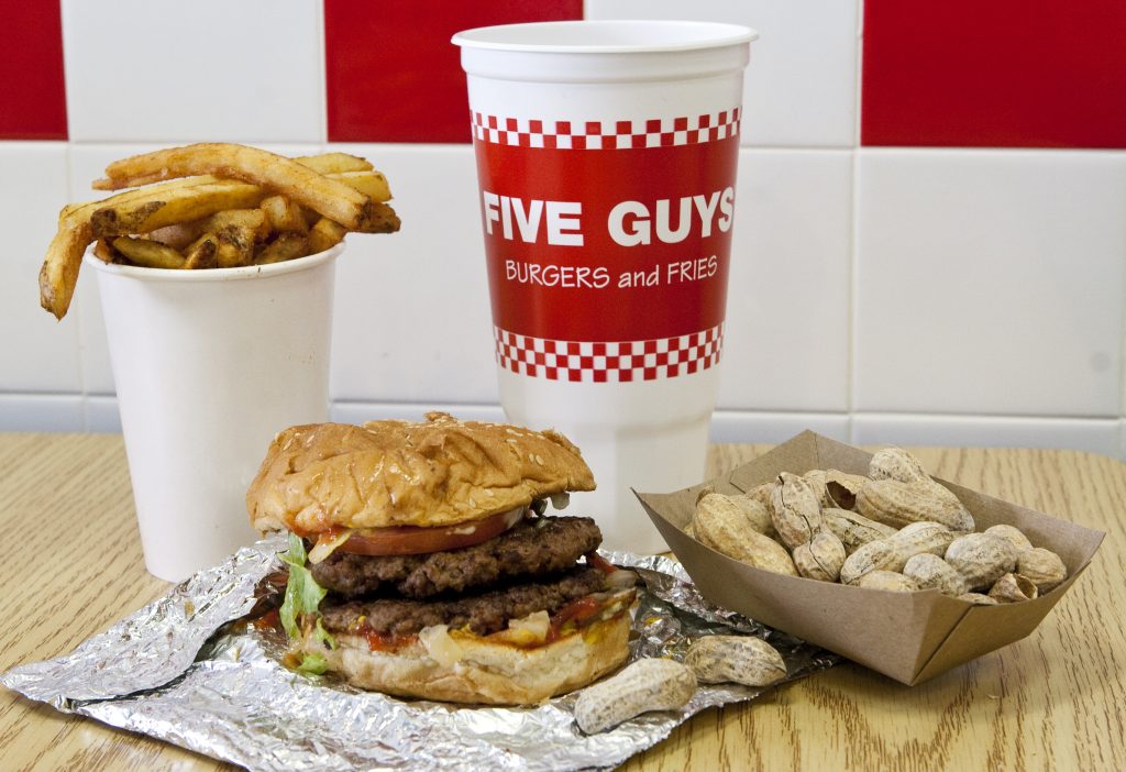 water based barrier coated cold paper cup five guys2