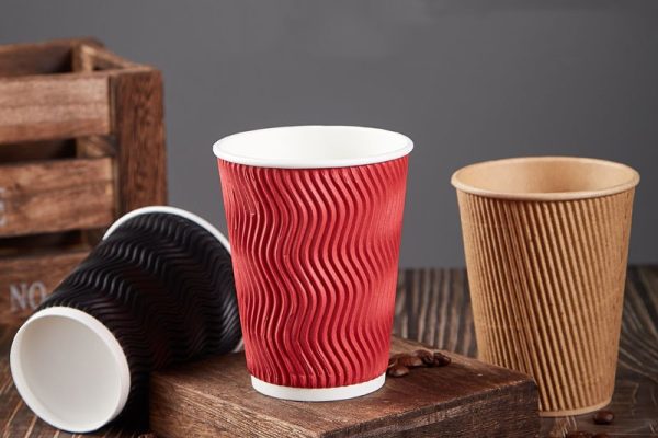 12oz ripple wall paper cups