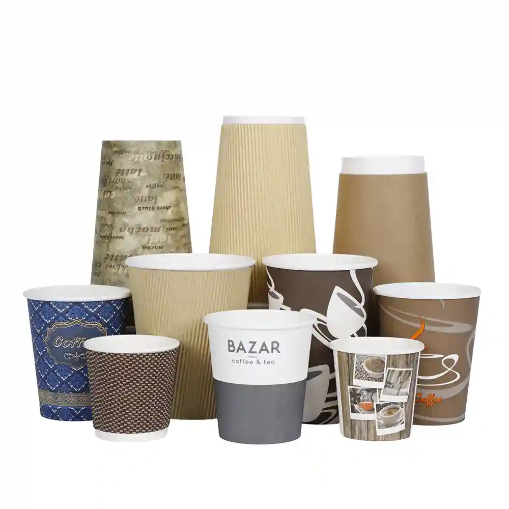 customized printing coffee hot paper cups