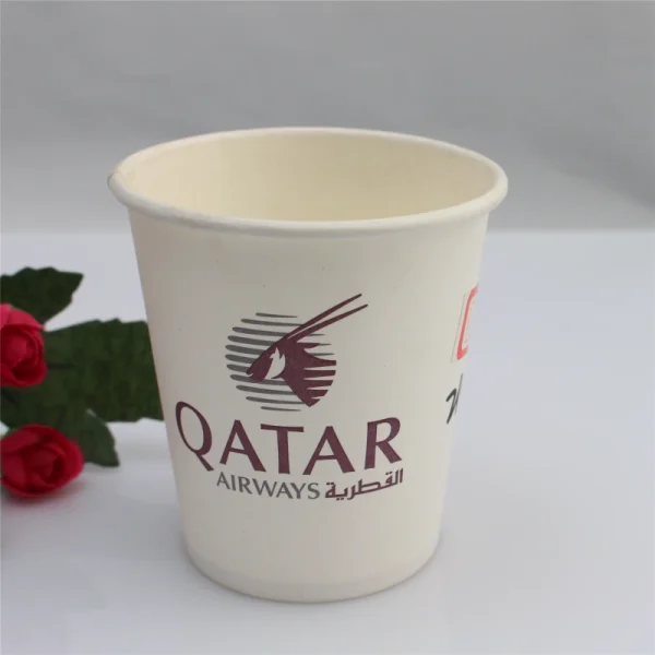 qatar airways airplane paper cups factory