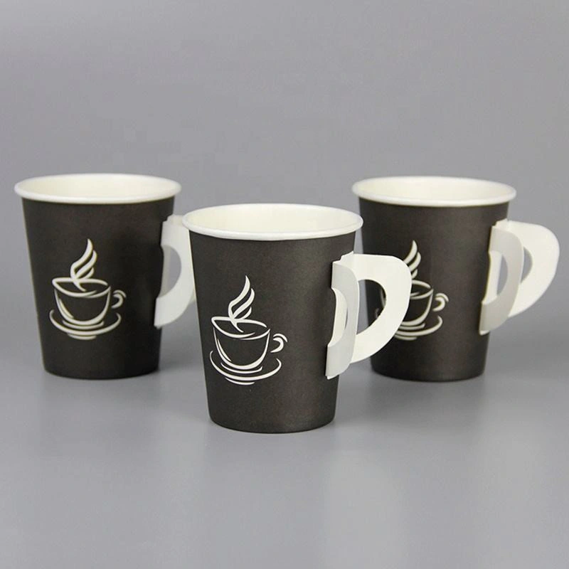 7 ounce Coffee Paper Cups with Handles
