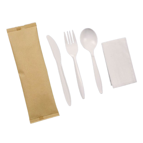 corn starch cutlery kit set