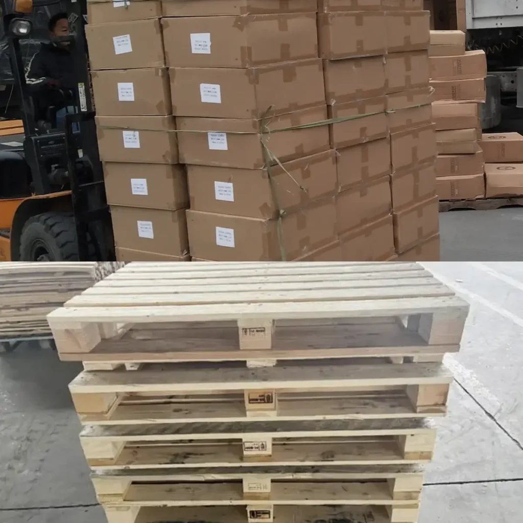 pallet packed cartons