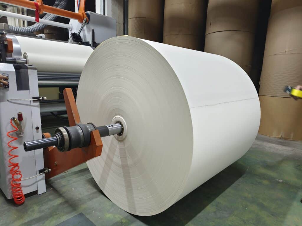 pe coated paper packgaing reel