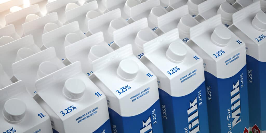 paper packging for milk container