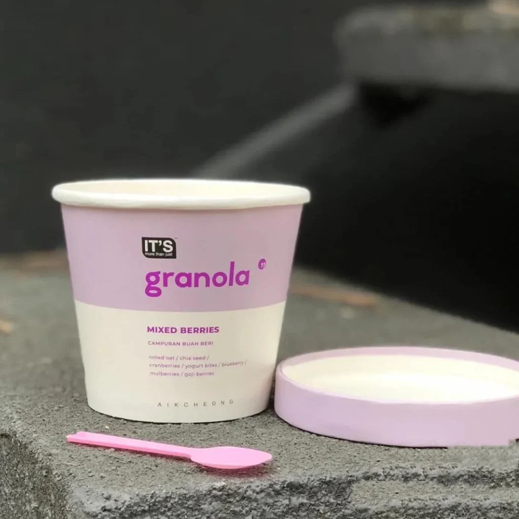 buy pink ice cream paper cup with lid