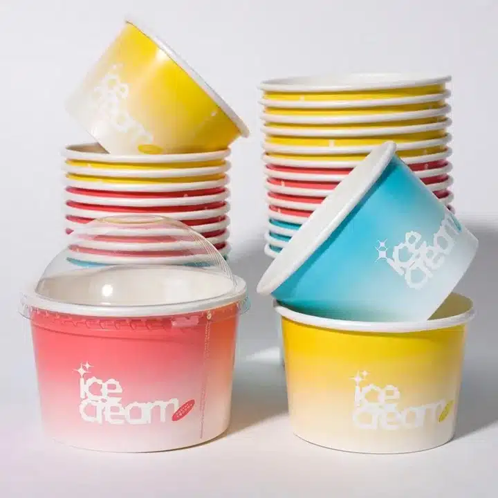 ice cold cream paper tubes cups factory