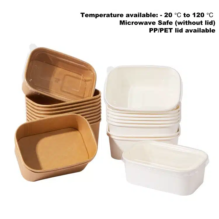 rectangle takeaway food container with lid supplier
