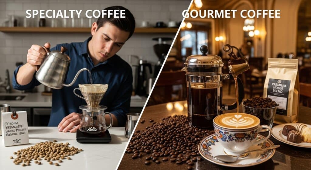 specialty coffee vs gourmet coffee 2