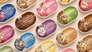 ice cream favors in bowl