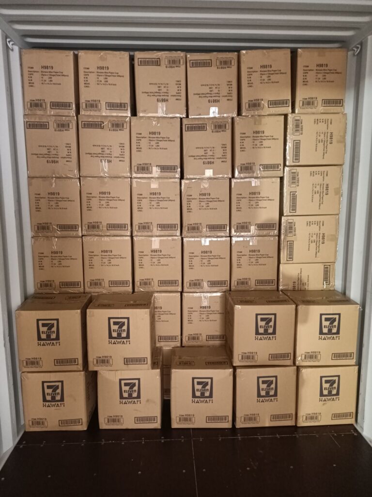loading paper cup container24
