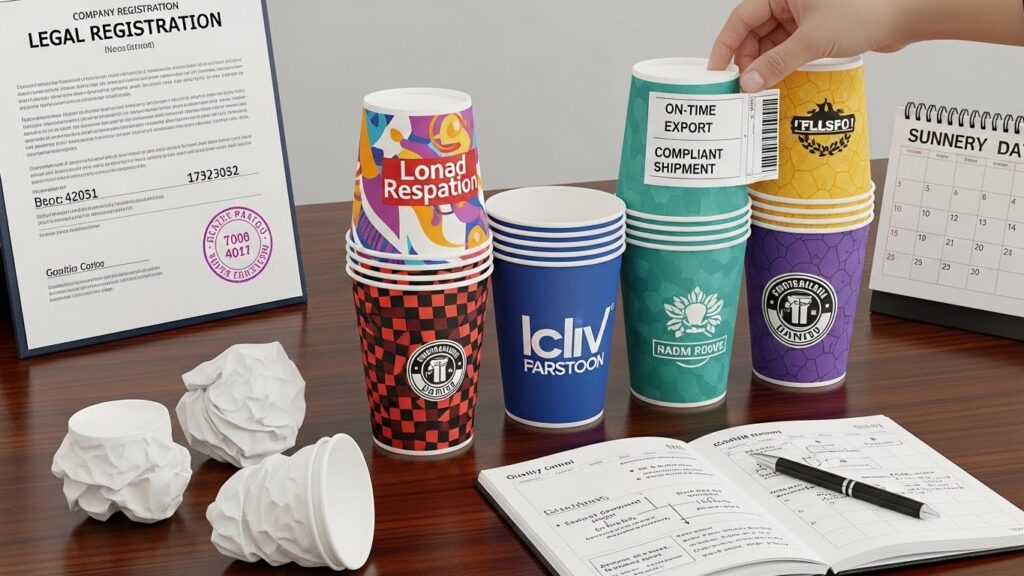 custom paper cups supplier in china