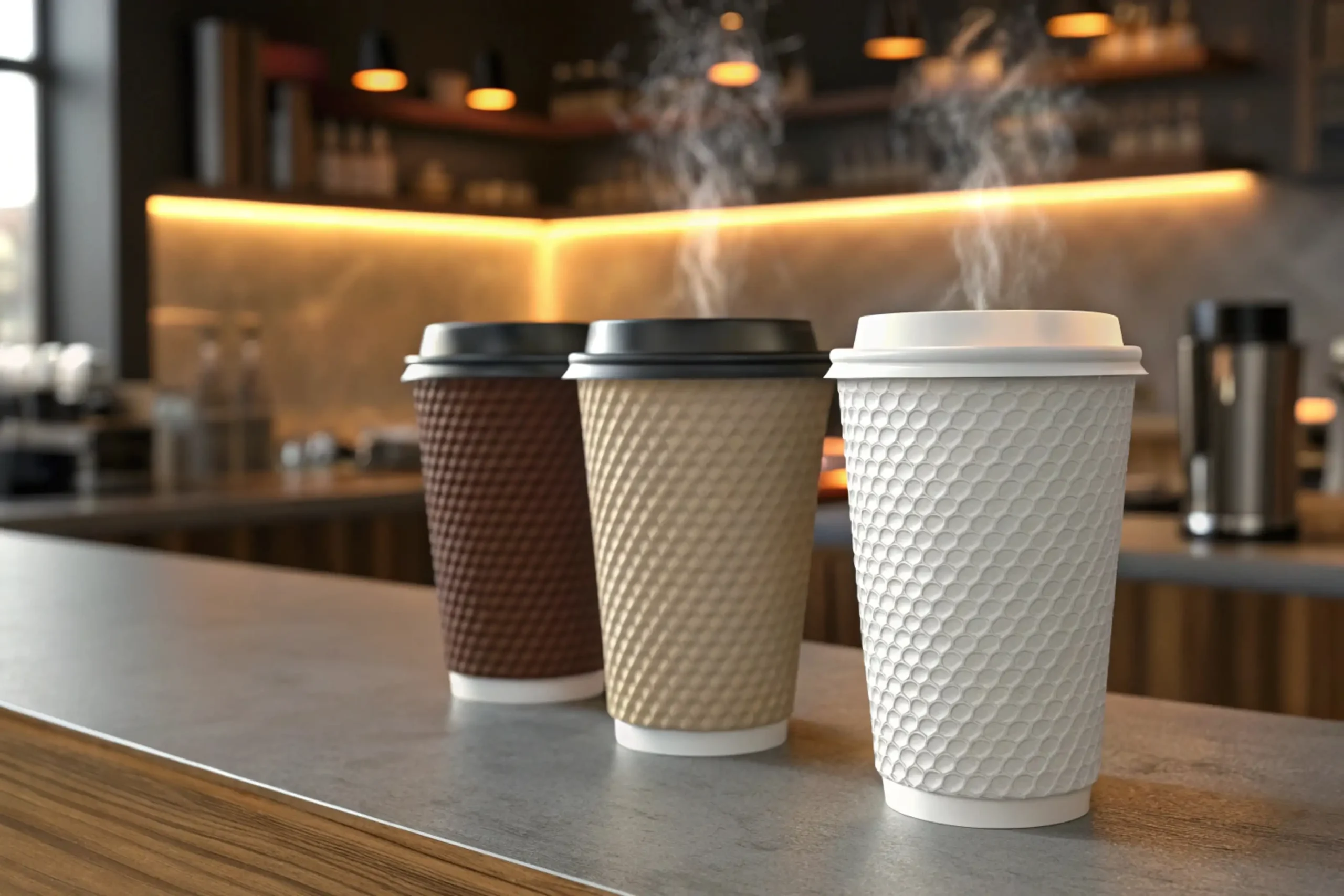 double wall cups use two paper layers with an air gap that improves insulation