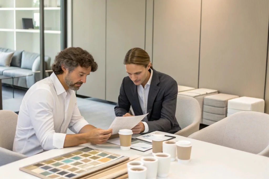 paper cup purchase order details meeting