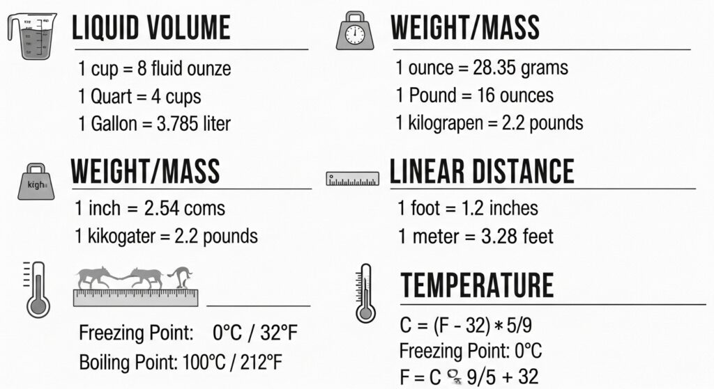 measurement conversion chart