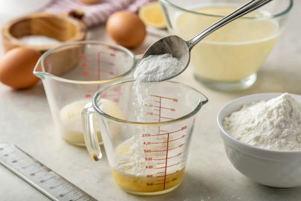 use transparent measuring cups for liquids