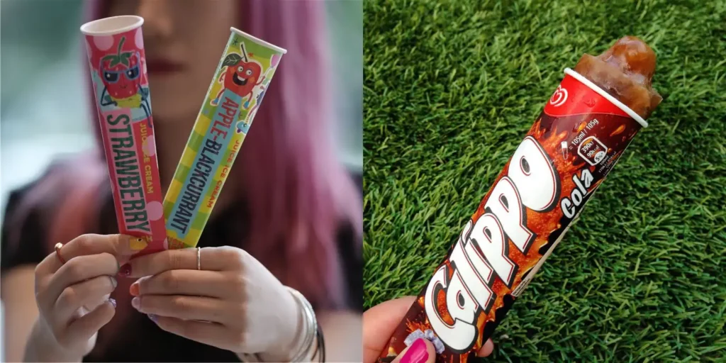 pop up calippo tube cups